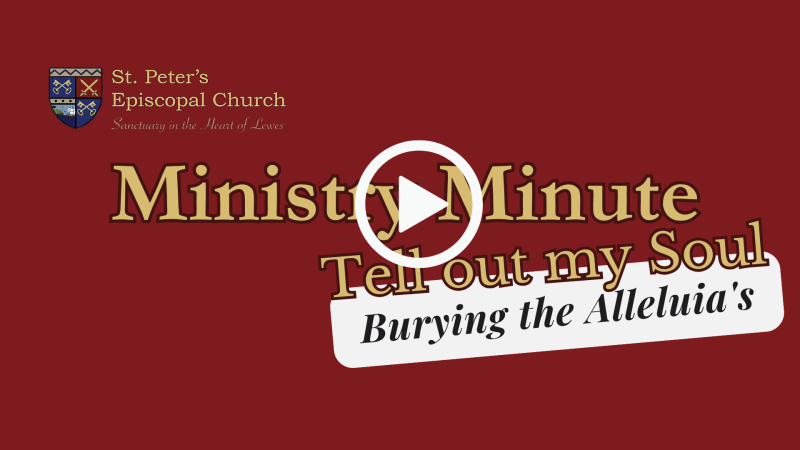 lewes, stpeters, church, lent, alleluia